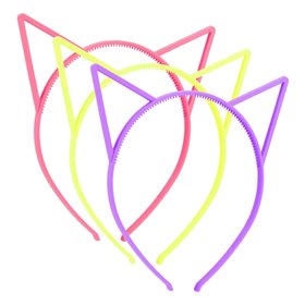 Σετ Αποκριάτικες Στέκες Παιδικές Rubber Χρωματιστές με Αυτάκια - 3 τμχ.