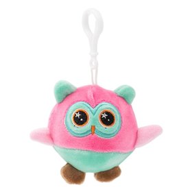 Μπρελόκ Squishy Λούτρινη Κουκουβάγια 7 cm