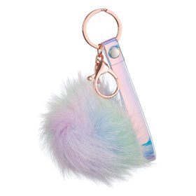 Μπρελόκ Πον Πον Rainbow Ολογραφικό Χερούλι 6cm Μπρελόκ Πον Πον Rainbow Ολογραφικό Χερούλι 6cm