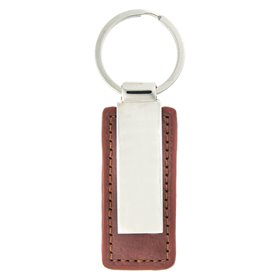 Μπρελόκ Ανδρικό Δέρμα Καφέ Ασημί Μέταλλο 6.5 cm Μπρελόκ Ανδρικό Δέρμα Καφέ Ασημί Μέταλλο 6.5 cm