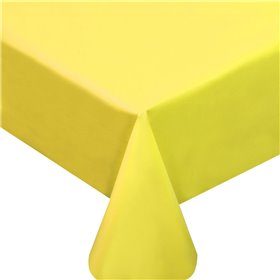 Τραπεζομάντηλο Κίτρινο Πλαστικό 137x274 cm