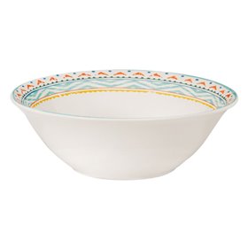 Μπολ Σερβιρίσματος Πορσελάνη Πολύχρωμα Σχέδια Aztec 1 lt