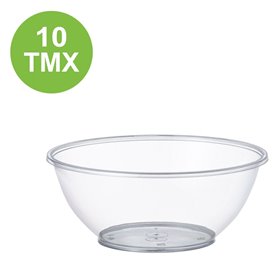Μπολ Πλαστικά Διάφανα Επαναχρησιμοποιούμενα 280 ml - 10 τμχ.