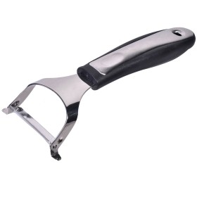 Αποφλοιωτής Μεταλλικός Μαύρος Ασημί 17 cm