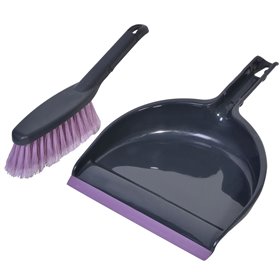 Σετ Φαράσι - Βούρτσα Γκρι Πλαστικό