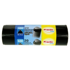 Σακούλες Απορριμμάτων Μεγάλες Μαύρες 60 lt - 20 τμχ. Σακούλες Απορριμμάτων Μεγάλες Μαύρες 60 lt - 20 τμχ.