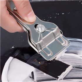 Ξύστρα Καθαρισμού Κεραμικής Εστίας Μεταλλική &amp 2 Λεπίδες 