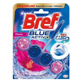 Καθαριστικό Αρωματικό Τουαλέτας Bref Blue Active Flower 50 g