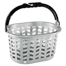 Καλάθι για Μανταλάκια Ασημί 22x15x12