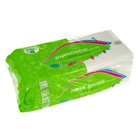 Χειροπετσέτες Ζιγκ Ζαγκ Μονόφυλλες 220 g- 200 Φ