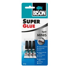 Κόλλα Στιγμής Super Glue 1 g - 3 τμχ. Bison