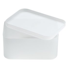 Κουτί Αποθήκευσης Μπάνιου Πλαστικό 22.4x15.4x12 cm