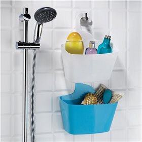 Καλαθάκι Μπάνιου Κρεμαστό Τυρκουάζ 28x12