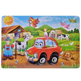 Παζλ Καρτέλα Φάρμα (24 Κομμάτια)