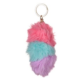 Μπρελόκ 3 Πον Πον Ροζ Βεραμάν Λιλά 12cm Μπρελόκ 3 Πον Πον Ροζ Βεραμάν Λιλά 12cm