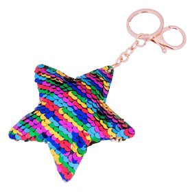 Μπρελόκ Αστέρι Μαγικές Παγιέτες Χρωματιστές 10 cm Μπρελόκ Αστέρι Μαγικές Παγιέτες Χρωματιστές 10 cm