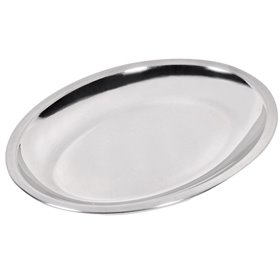 Πιατέλα Οβάλ Μεταλλική 23 cm