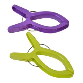 Μανταλάκια Ξαπλώστρας Γίγας 16 cm - 2 τμχ.