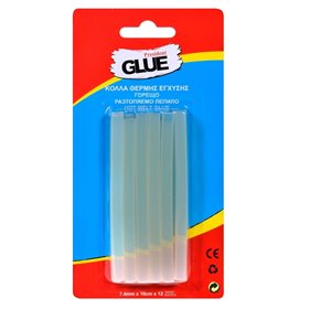 Ανταλλακτικά Θερμοκόλλας Διάφανα 7.4x100 mm - 12 τμχ.