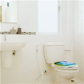 Αυτοκόλλητο Για Καπάκι Τουαλέτας Παραλία