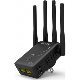 Wavlink Aerial D4 WiFi Extender Dual Band (2.4 & 5GHz) 1200Mbps με 2 Θύρες Ethernet Wavlink Aerial D4 WiFi Extender Dual Band (2.4 & 5GHz) 1200Mbps με 2 Θύρες Ethernet