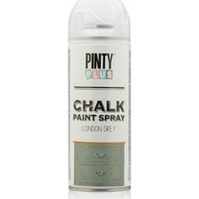 Pinty Plus Chalk Finish Spray Paint London Grey 400ml