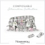 Nomination Composable Charms Ασήμι 925 με Swarovski Πέρλες