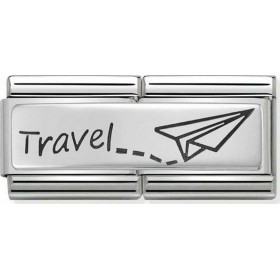 Nomination Composable Classic Double Link Ασήμι 925 '' Travel'' Nomination Composable Classic Double Link Ασήμι 925 '' Travel''