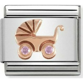 Nomination Composable Classic Link Ροζ Χρυσό 9Κ με Καροτσάκι Nomination Composable Classic Link Ροζ Χρυσό 9Κ με Καροτσάκι