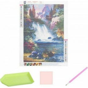 "Ψηφιδωτό Μωσαικό ""Καταρράκτης"" 30x40cmΚωδικός: AT500067 " Ψηφιδωτό Μωσαικό "Καταρράκτης" 30x40cmΚωδικός: AT500067