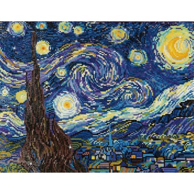 Diamond Dotz Ψηφιδωτό - Starry Night (Van Gogh)