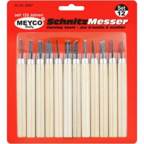 Meyco Σετ Κοπίδια Ξυλογλυπτικής 12τμχ Meyco Σετ Κοπίδια Ξυλογλυπτικής 12τμχ