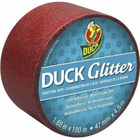 Duck Glitter Red 47mm x 4.5m Duck Glitter Red 47mm x 4.5m