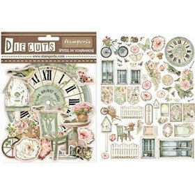 Έτοιμα σχέδια Die cuts House of roses Stamperia Έτοιμα σχέδια Die cuts House of roses Stamperia