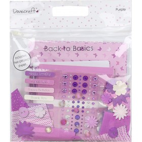 Σετ υλικά Scrapbooking - μωβ Σετ υλικά Scrapbooking - μωβ