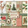 Σετ 10 Χαρτιά Scrapbooking Winter Botanic 31x31x0.6cm 190gr Stamperia