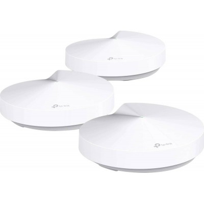 TP-LINK Deco M5 v3 WiFi Mesh Network Access Point Wi‑Fi 5 Dual Band (2.4 &amp 5GHz) σε Τριπλό Kit