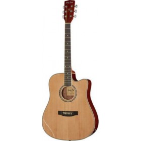Harley Benton Ηλεκτροακουστική Κιθάρα D120CE Cutaway Natural Harley Benton Ηλεκτροακουστική Κιθάρα D120CE Cutaway Natural
