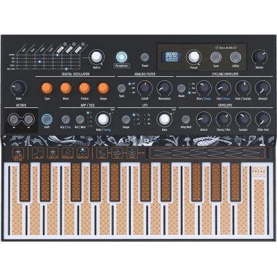 Arturia Synthesizer MicroFreak V3 με 25 Πλήκτρα Τυπικής Αφής Μαύρο