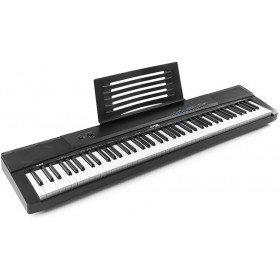 Ηλεκτρικό Stage Πιάνο Max KB6 με 88 Ημιβαρυκεντρισμένα Πλήκτρα Ενσωματωμένα Ηχεία και Σύνδεση με Ακουστικά και Υπολογιστή Black