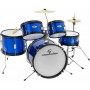 Soundsation Junior Kit 5 pcs Drum set Metallic BlueΚωδικός: JDK100-BL 