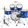 Soundsation Junior Kit 5 pcs Drum set Metallic BlueΚωδικός: JDK100-BL 