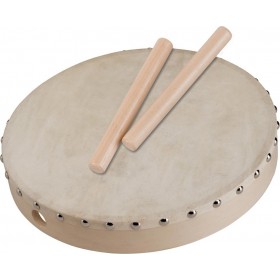 "Soundsation Maple Tambourine With Beater And Natural Skin Head 6""Κωδικός: STB-06 " Soundsation Maple Tambourine With Beater And Natural Skin Head 6"Κωδικός: STB-06