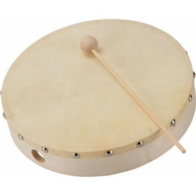 Soundsation Maple Tambourine With Beater And Natural Skin Head 8"Κωδικός: STB-08 