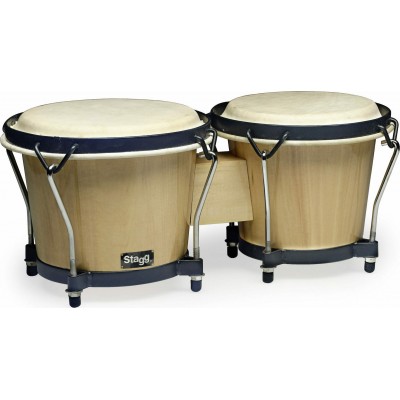 Stagg Traditional Wooden Bongo Set 6" &amp 7" NaturalΚωδικός: BW-70-N 