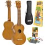 Mahalo Kahiko Series Learn 2 Play Ukulele Pack Soprano Transparent BrownΚωδικός: MK1TBRK 