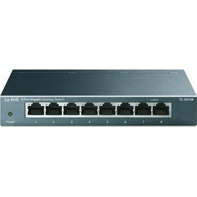 TP-LINK TL-SG108 v6 Unmanaged L2 Switch με 8 Θύρες Gigabit (1Gbps) Ethernet