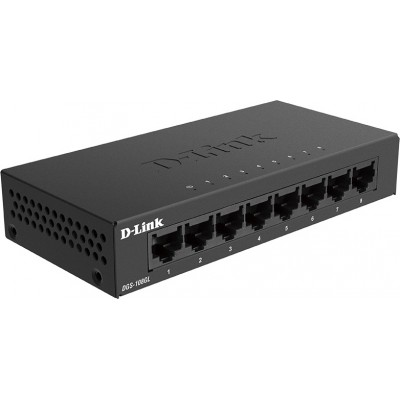 D-Link DGS-108GL Unmanaged L2 Switch με 8 Θύρες Gigabit (1Gbps) Ethernet