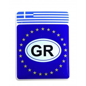 ΑΥΤΟΚΟΛΛΗΤΟ ΣΗΜΑ GR ΧΑΡΤΗΣ ΤΕΤΡΑΓΩΝΟ
