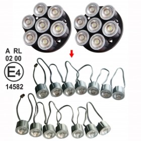 ΦΑΝΟΙ ΣΕΤ 7 LED ΣΤΡΟΓΓΥΛΑ 25mm 7τεμ ΦΑΝΟΙ ΣΕΤ 7 LED ΣΤΡΟΓΓΥΛΑ 25mm 7τεμ